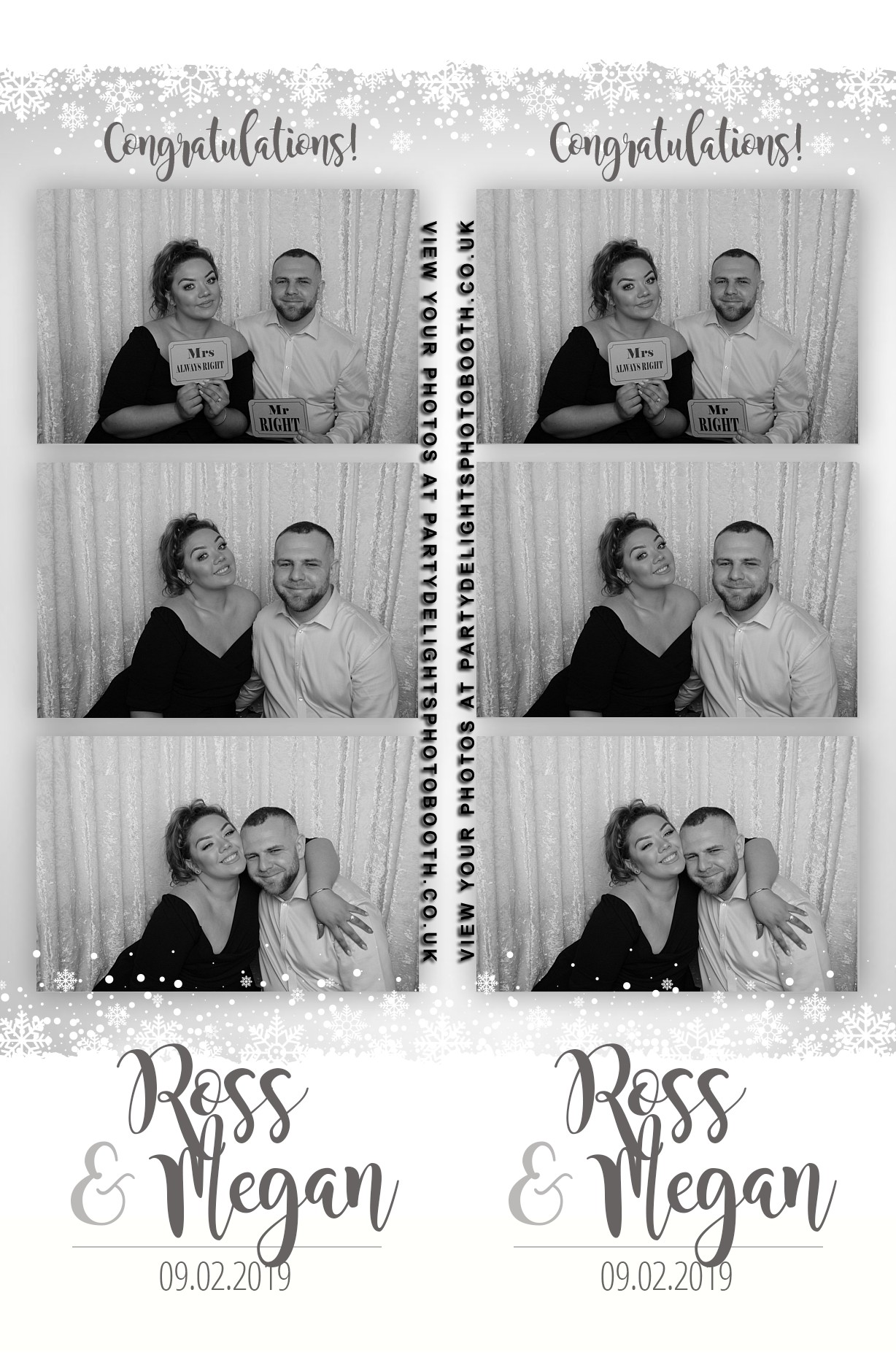 Ross and Megan’s Wedding - Prints | View more photos from the event at gallery.partydelightsphotobooth.co.uk/u/PartyDelightsPhotoBooth/Ross-and-Megan’s-Wedding-Prints